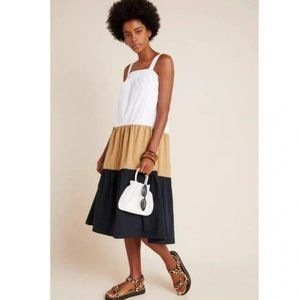 Anthropologie Maeve Colorblock Dress Sz XS